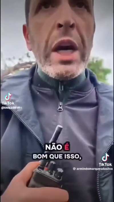 Serafim Silva presidente da câmara municipal da Nazaré a ameaçar porrada.