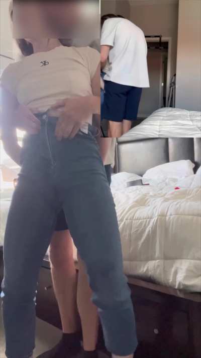 Frontal wedgieeee 👖 up my 😿 