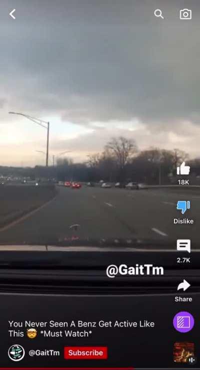 Imagine thinking driving like this is cool