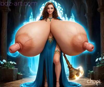 Blue Sorceress (AI generated)