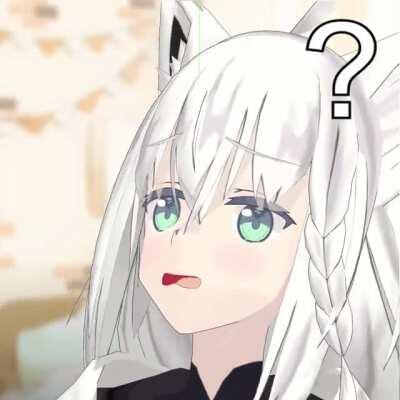 Hi everyone! This is my first post on r/VirtualYoutubers and on reddit. I wanted to show everyone a gif I made using Fubuki's 3D model. This is based on a popular gif I found on tenor. (Original gif in comments)