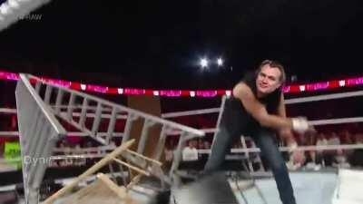 Nolan when he sees a chair on set