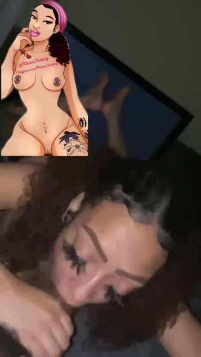 Suck Em Up 🥵🥵 Real Sloppy....🤤💦 Her 14.66 Gb updated collection in comments👇🏾