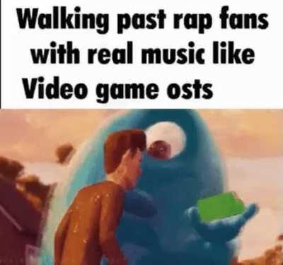 when the video game osts are just factually better than rap music