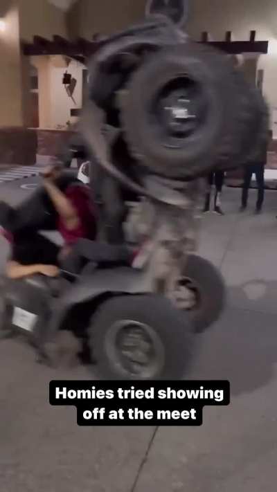 Showing off a little too much