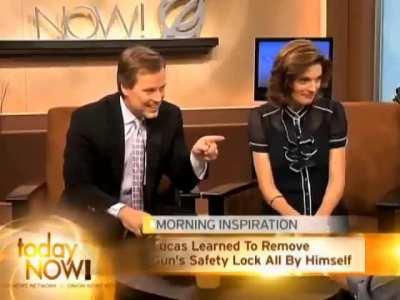 What a brave little boy