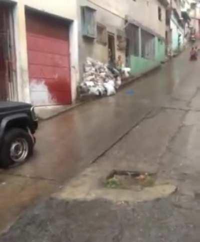 The way his head bounces