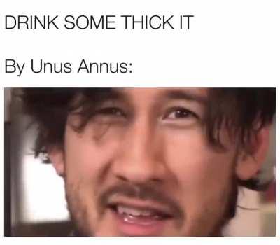 The official “Thick It” water musical ad.