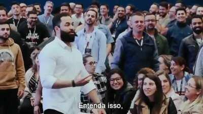 Coach de masculinidade - A reação das mulheres é a melhor coisa nesse video