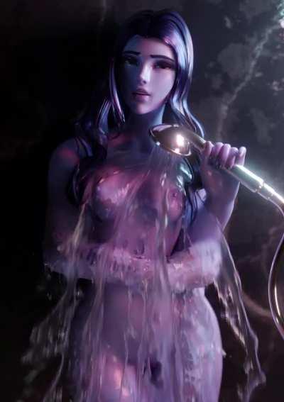 Widowmaker taking a tentacle