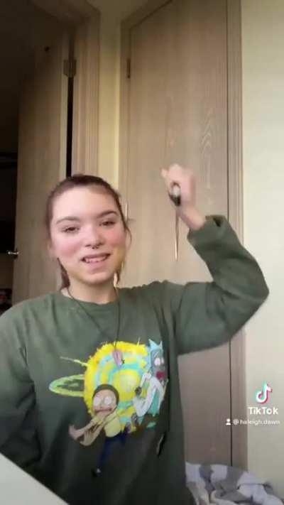 WCGW dancing with a knife