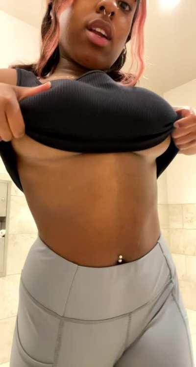 I love the size of my tits