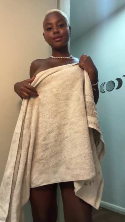 Without a towel, I think you'll like it better