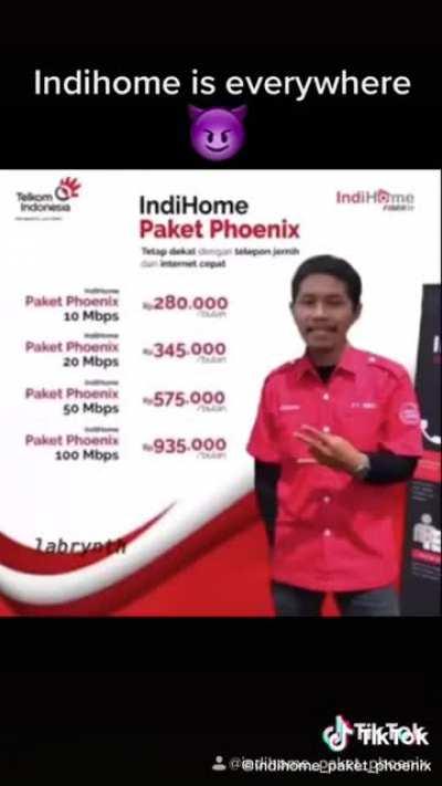 Does muda use indihome?