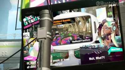When you're forced to watch the Inkopolis News while you could be gaming