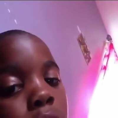 The gospel music killing me in the background😂😂