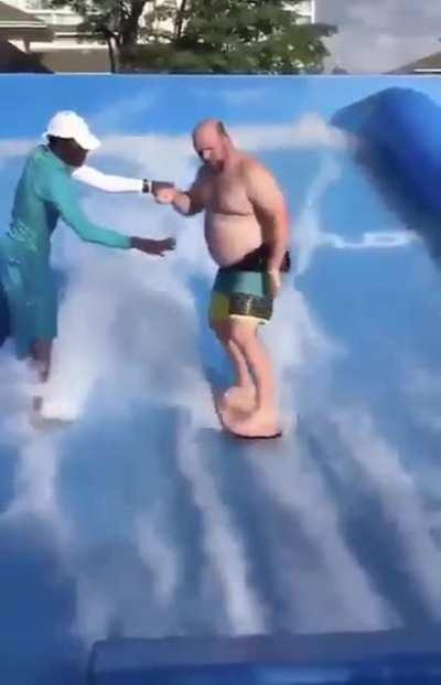 Waterboarding for first time