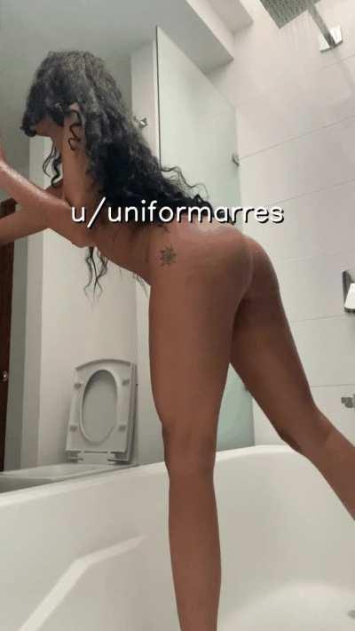 This shower is HOT and so is this ASS