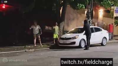 Seattle residents yell at protesters