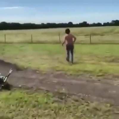 He's gonna be telling his grandkids about this.