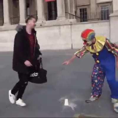 I see two clowns here