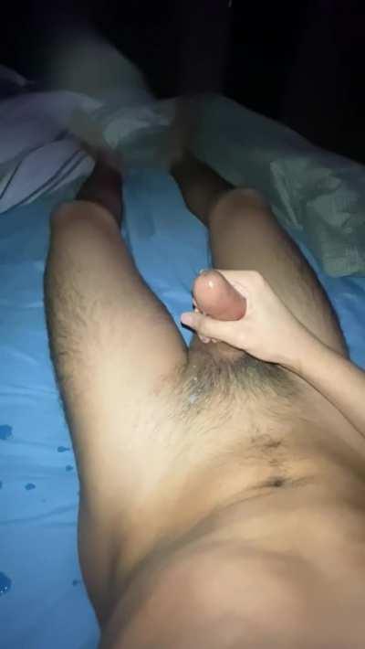 Making a mess in bed