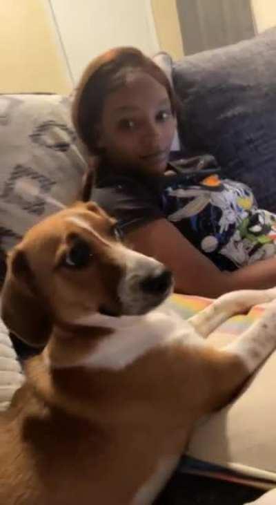 He think he slick 😭