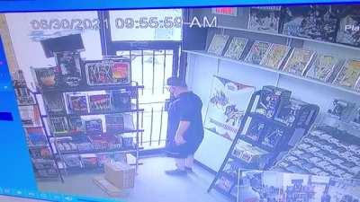 Truck Driver makes an entrance