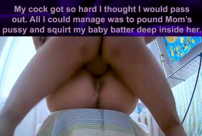 The briefest moment of sexual tension made Mom and I go into baby-making mode