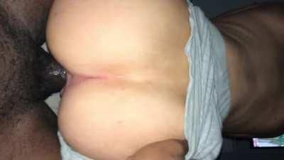 Waking up to a happy bunny riding my dick