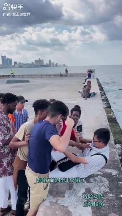 remember, next time when you are surrounded, show them your chinese passport😎💪💪💪🇨🇳