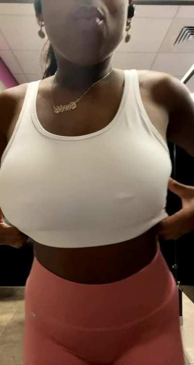 Revealing my big boobs