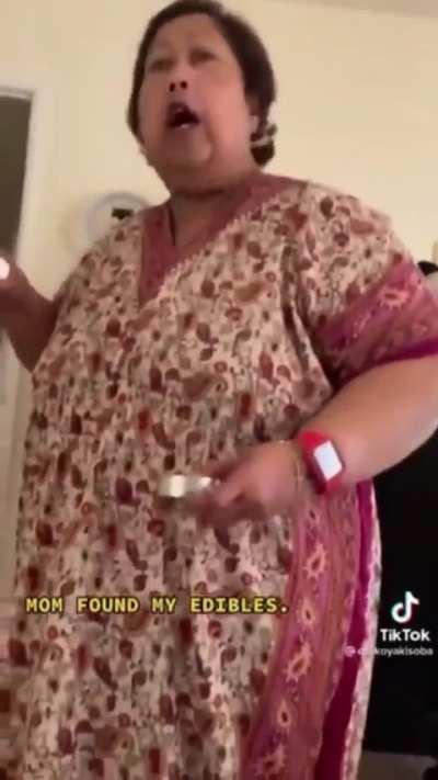 Mom found sons edibles 