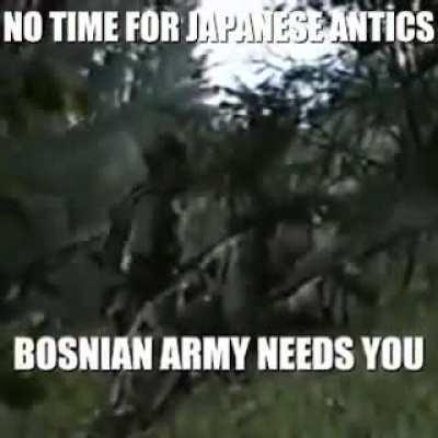 The song before Bosnia army needs you