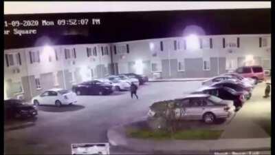 Shootout breaks out at apartment complex in Portsmouth, VA. While the shooting didn’t have any injuries, there was damage done to the complex.
