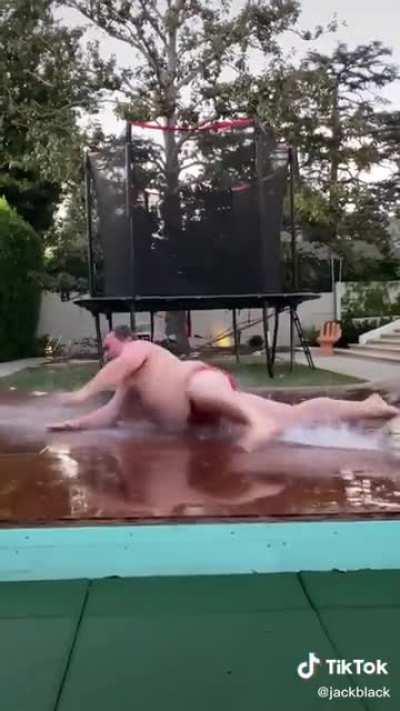 This chad of a man out there throwing it back