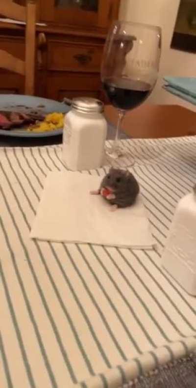 Cena familiar con el Uriel