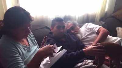 Son uses the money he earned from developing his first app to surprise his parents by paying off their mortgage