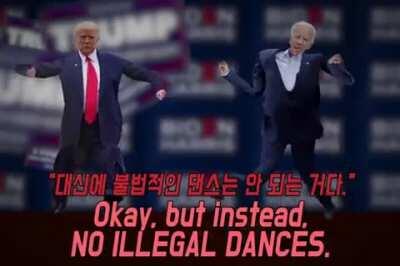 Trump vs. biden dance battle by Arc-sine