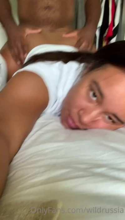 Russia (Teanna’s sister) taking backshots 💦