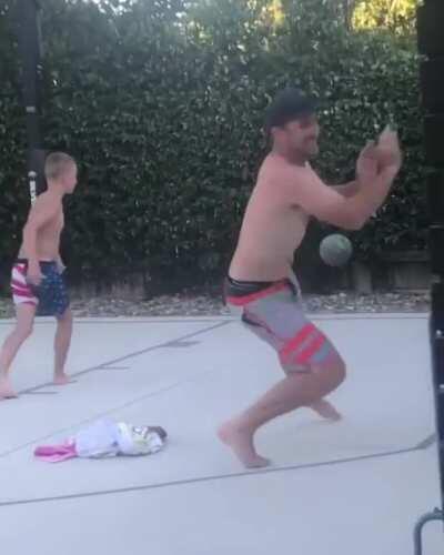 Let’s shoot some hoops, son.