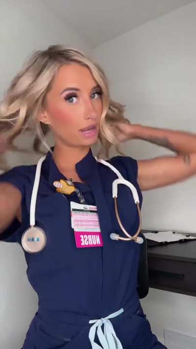 I came to take your vitals... and your breath. 💋