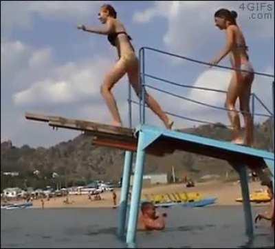HMC while I make a graceful dive