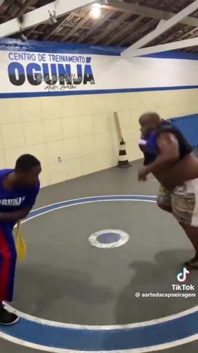 That his legs can take that aerial