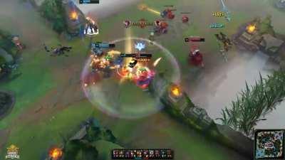 T1 Zeus Insane Irelia Pentakill