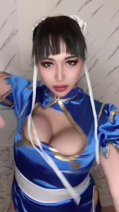 if you beat me at street fighter you can grab my boobs