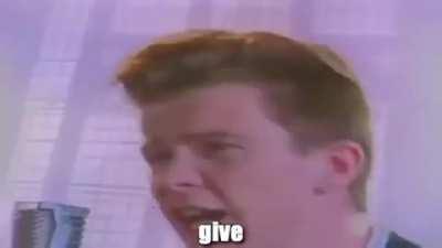 Rick Astley gives up