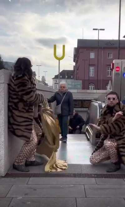 They understood the assignment (still not sure how they did this, quite magical)