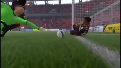FIFA physics at it's best