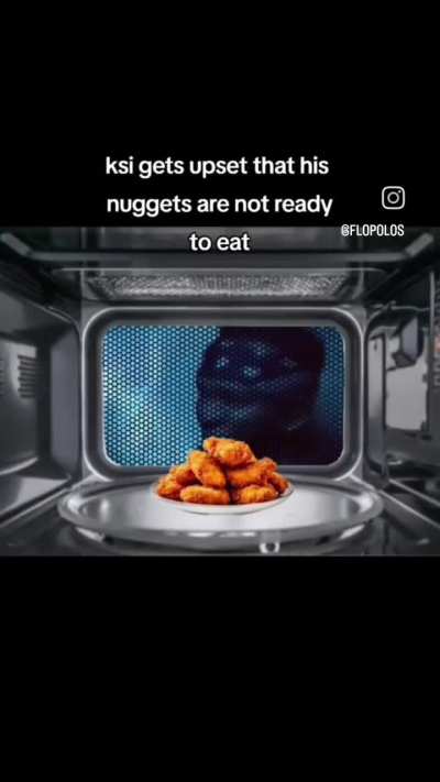 KSI watching his nuggets